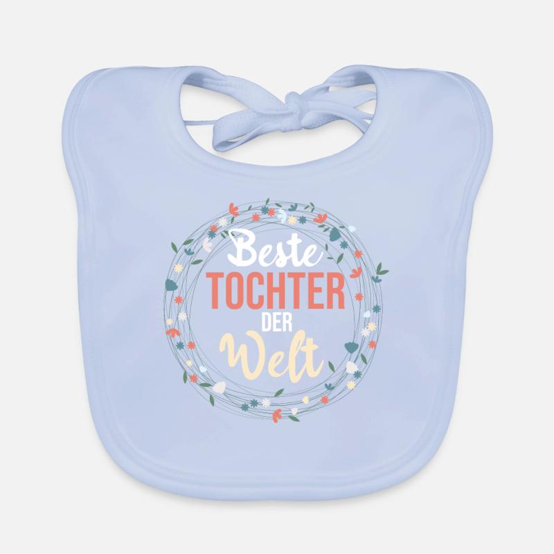 Beste Tochter der Welt Baby Bio-Lätzchen