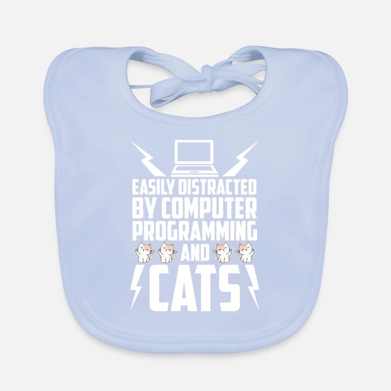 Programmer Coder Software Developer Organic Baby Bibs