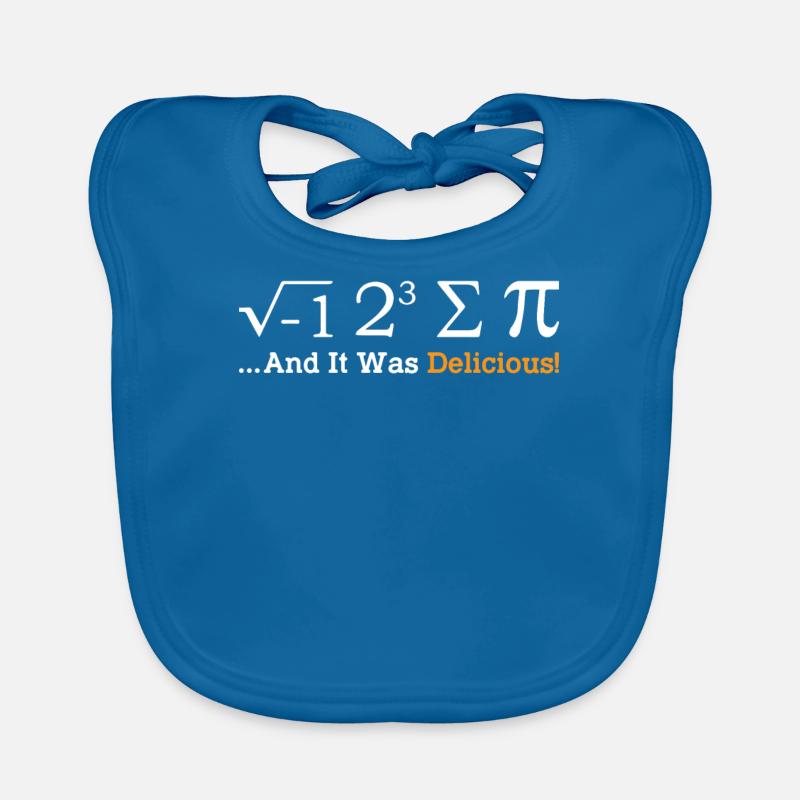 I Ate Some Pie And It Was Delicious Math Organic Baby Bibs