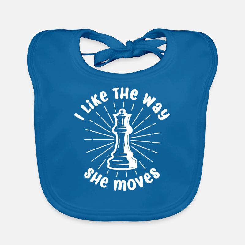 Chess chess piece Organic Baby Bibs