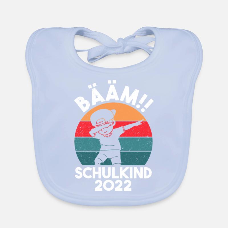 Schulkind 2022 Dabbing Schüler Bääm Einschulung Baby Bio-Lätzchen