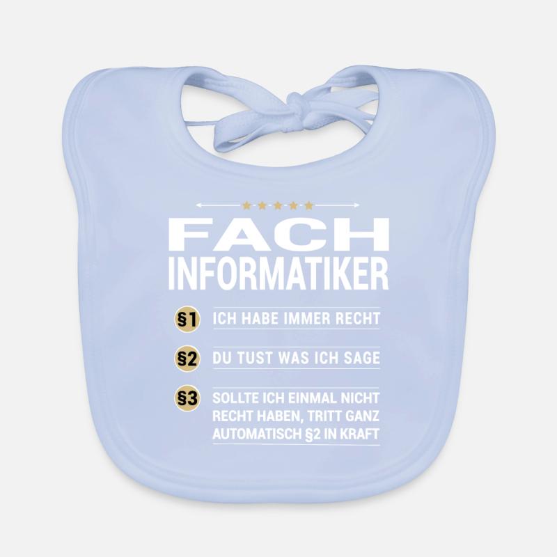 Fachinformatiker Beruf meine eigenen Paragraphen Baby Bio-Lätzchen