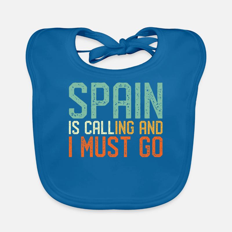 Spanien is Calling I must go Baby Bio-Lätzchen