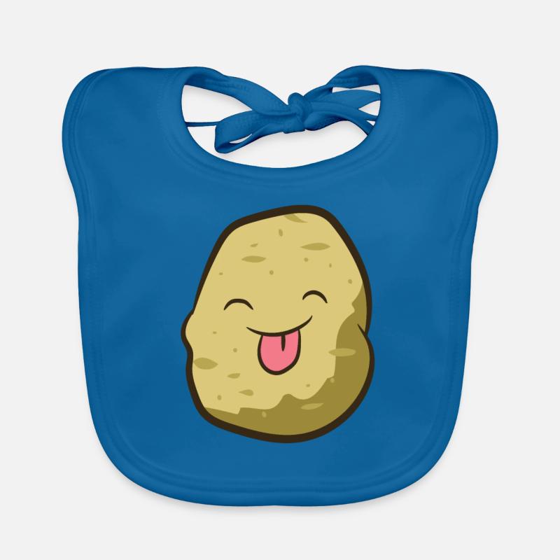 Pomme de terre - sort la langue Bavoir bio Bébé