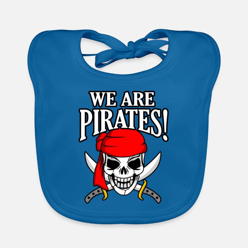 Pirate Organic Baby Bibs