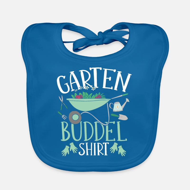Offizielles Garten Buddelshirt Baby Bio-Lätzchen