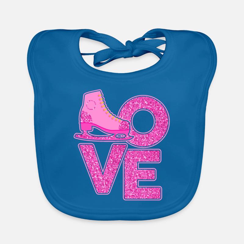 Figure skating Organic Baby Bibs