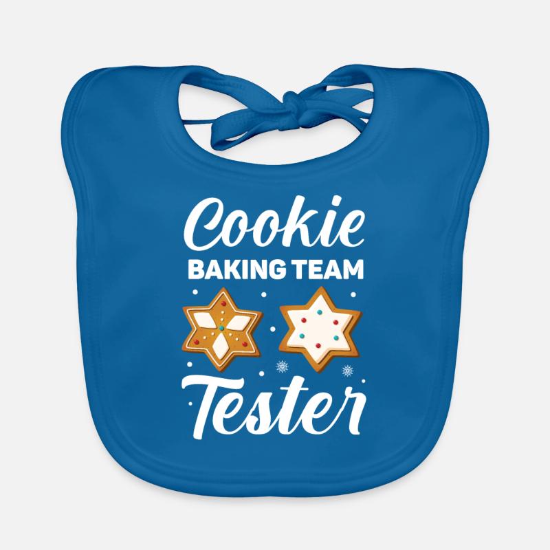 Cookie Baking Team Tester - Weihnachten Backen Baby Bio-Lätzchen
