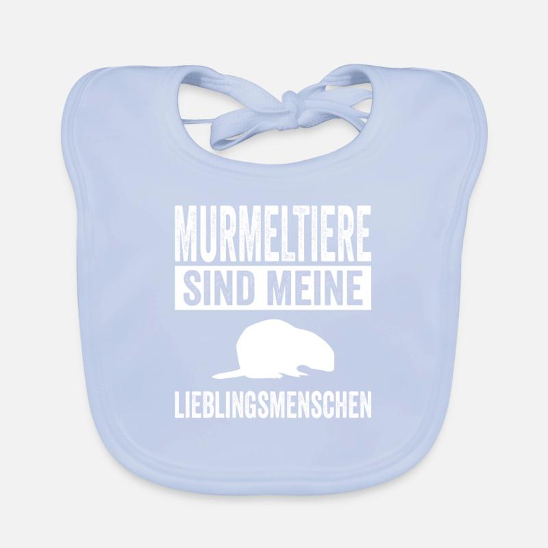 Murmeltier Baby Bio-Lätzchen