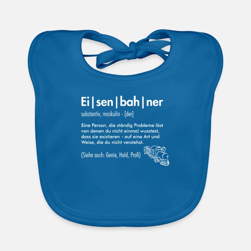 Eisenbahner Definition Baby Bio-Lätzchen