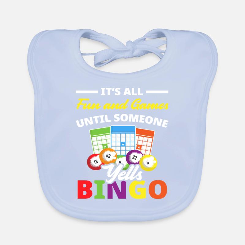 Bingo Player Bingo Lovers Organic Baby Bibs