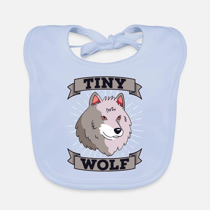 Loup Bavoir bio Bébé