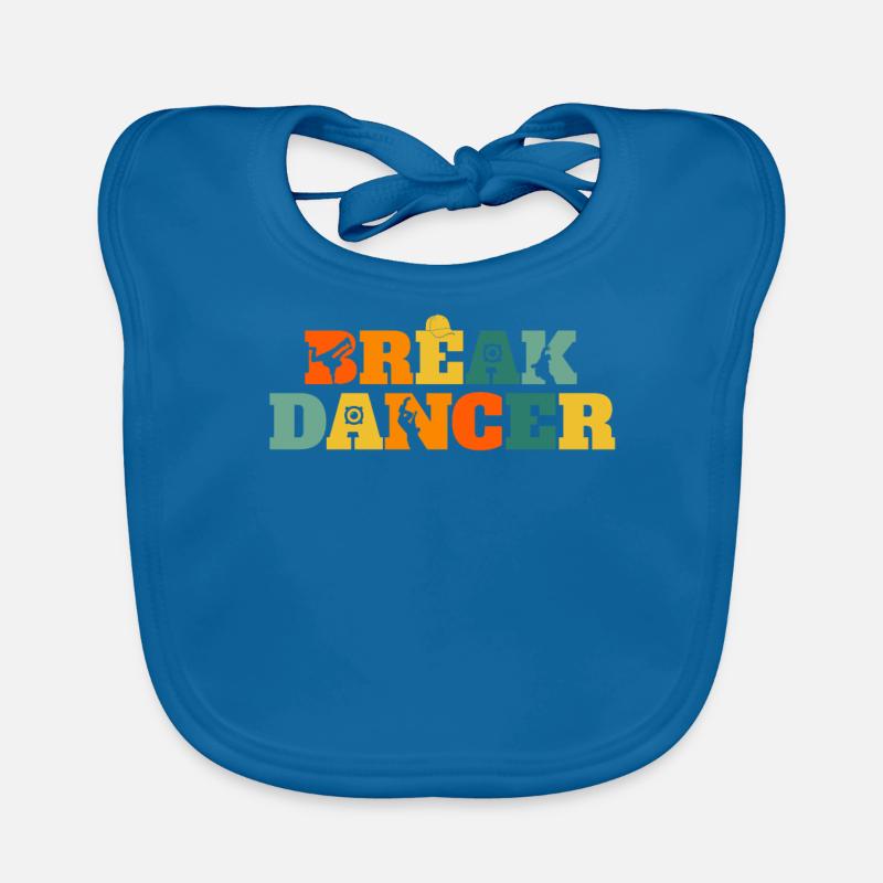Breakdance Rétro Breakdancer Vintage Breakdance Bavoir bio Bébé