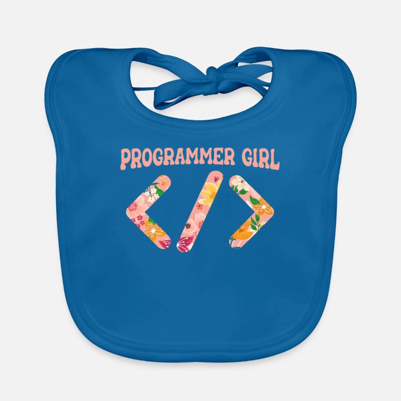 Programmer Coder Software Developer Organic Baby Bibs
