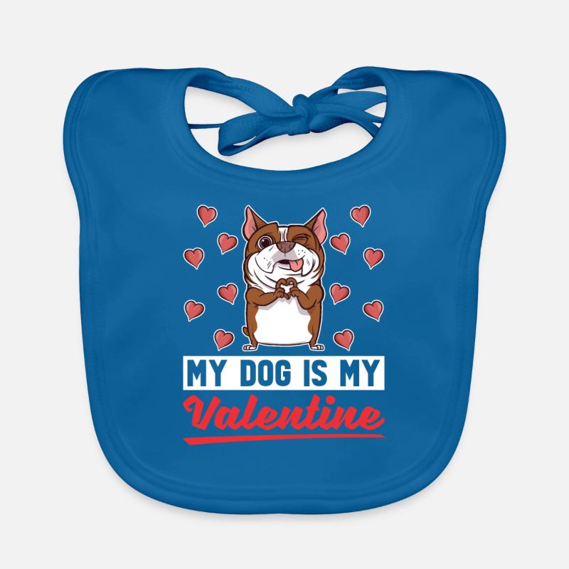 Saint-Valentin Saint-Valentin Bavoir bio Bébé