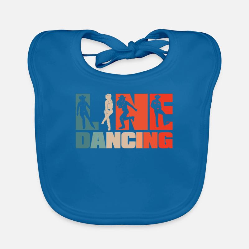 Line Dance Line Dancing Baby Bio-Lätzchen
