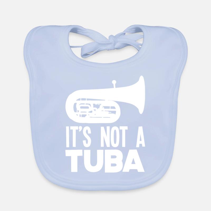 Ce n’est pas Tuba Euphonium Bavoir bio Bébé