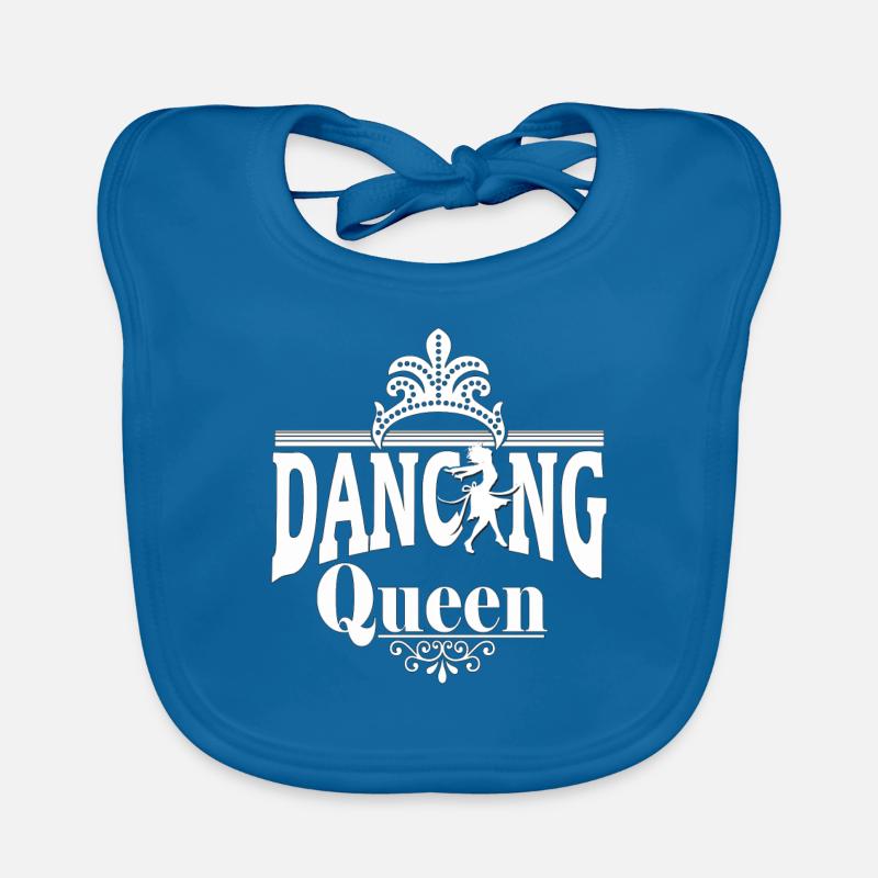 Crown Dancing Dancing Queen avec Dancer Bavoir bio Bébé