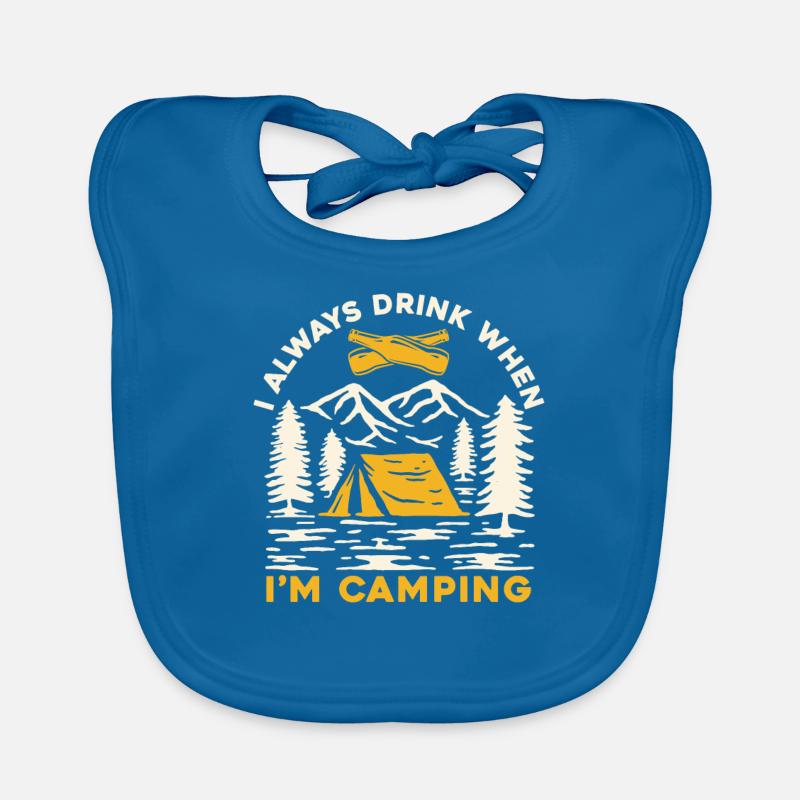 Camping Camping Campsite Camping Bavoir bio Bébé