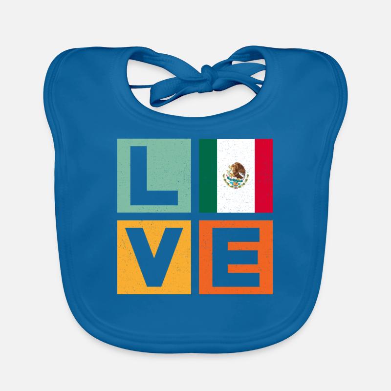 Mexico Love Organic Baby Bibs