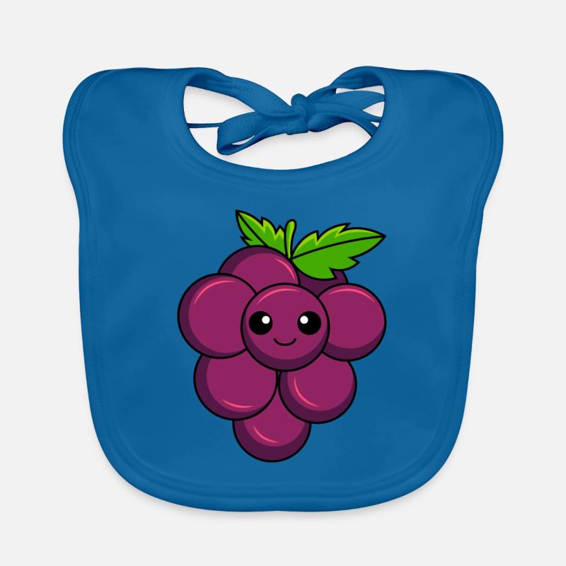 Weintraube Comic Baby Bio-Lätzchen