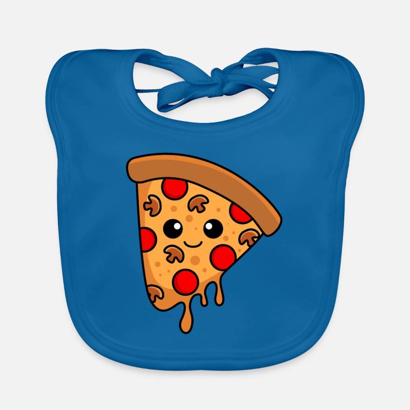 Bande dessinée pizza Bavoir bio Bébé