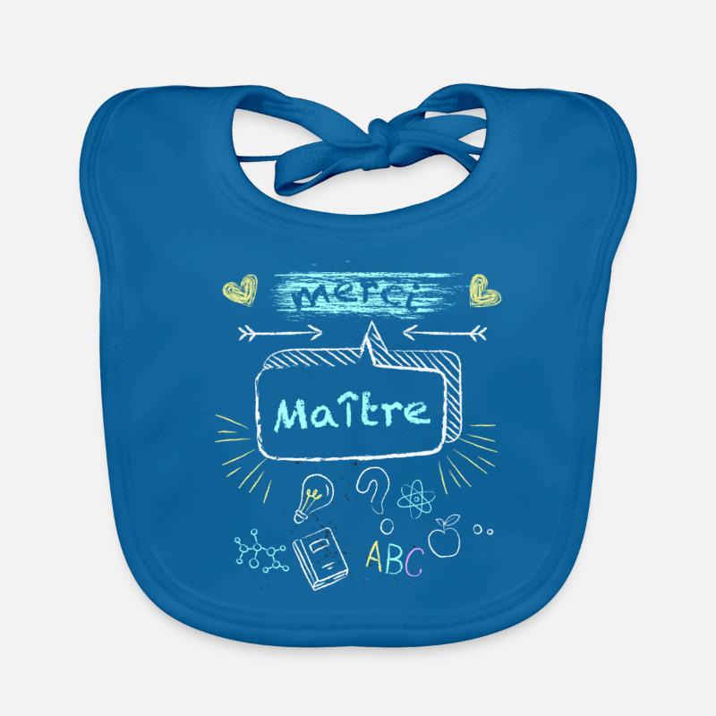 Merci Maître , Idée pour maitre d école Bavoir bio Bébé