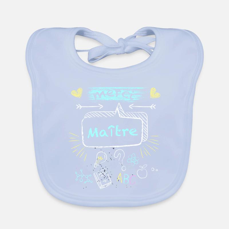 Merci Maître , Idée pour maitre d école Bavoir bio Bébé