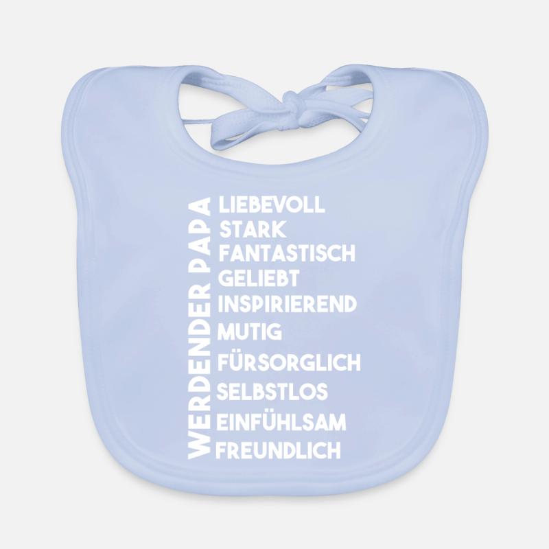 Werdender Papa Baby Bio-Lätzchen