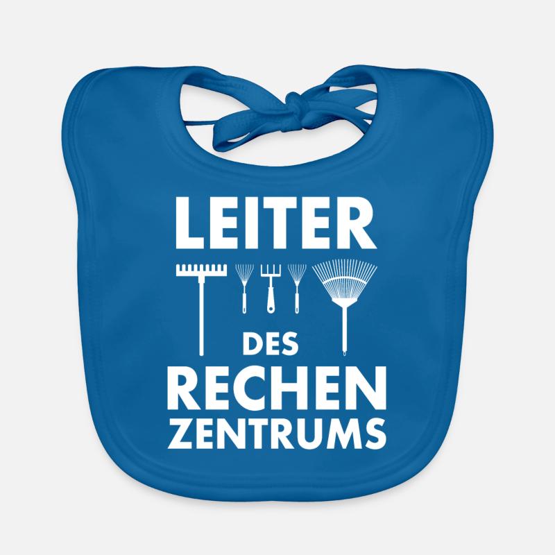 Leiter des Rechenzentrums Garten Gärtner Geschenk Baby Bio-Lätzchen