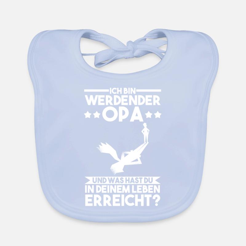 Werdender Opa Baby Bio-Lätzchen