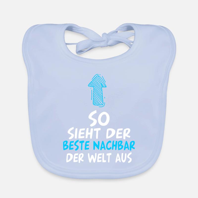 Bester Nachbar Baby Bio-Lätzchen