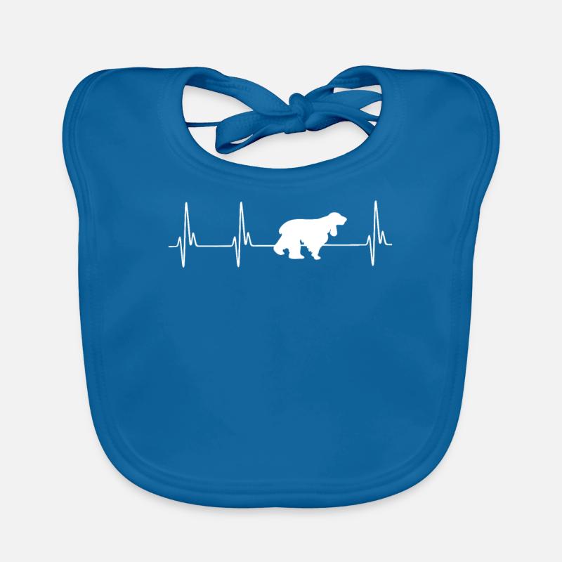 Cocker Spaniel ECG Bavoir bio Bébé