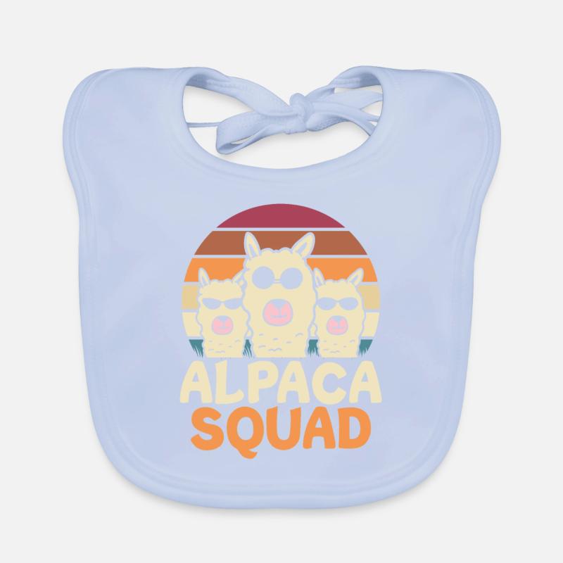 Alpaca Squad Organic Baby Bibs