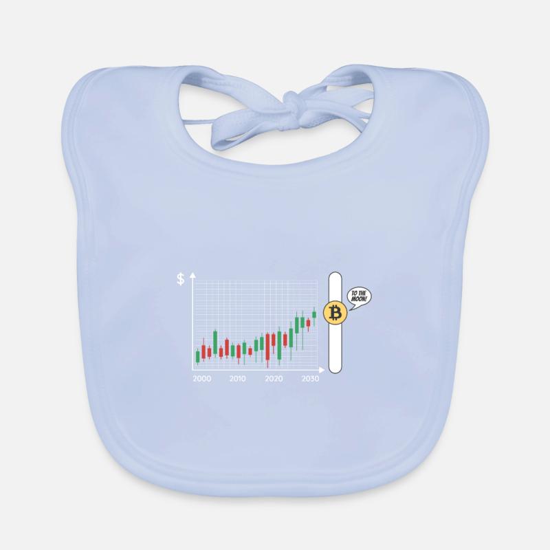 Crypto-monnaie Trader Crypto Coin Btc Graph Bavoir bio Bébé