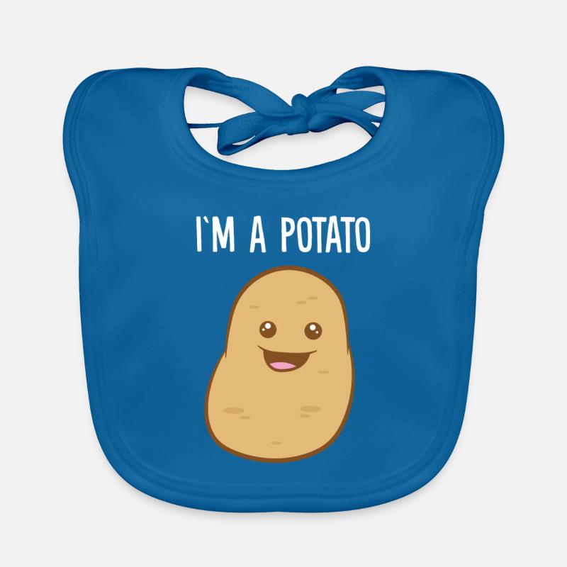 Ich bin eine Kartoffel Baby Bio-Lätzchen