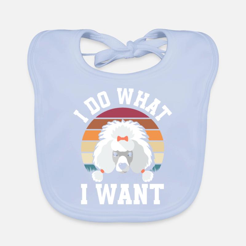 Caniche Bavoir bio Bébé