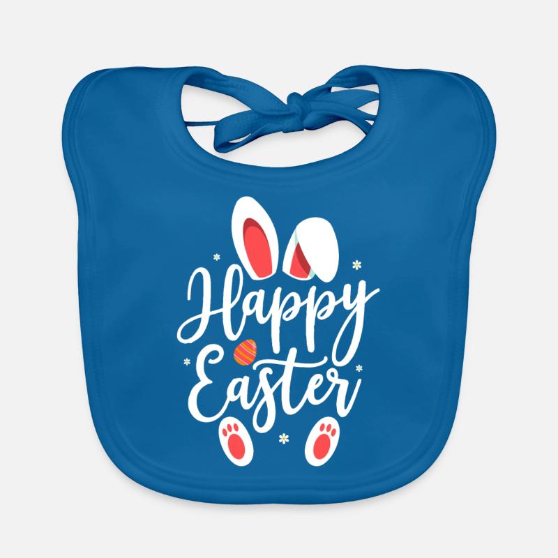 Happy Easter Easter Gift Baby Bio-Lätzchen