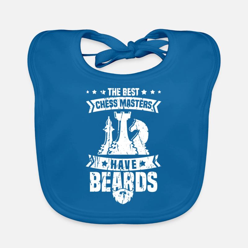 Chess chess piece Organic Baby Bibs