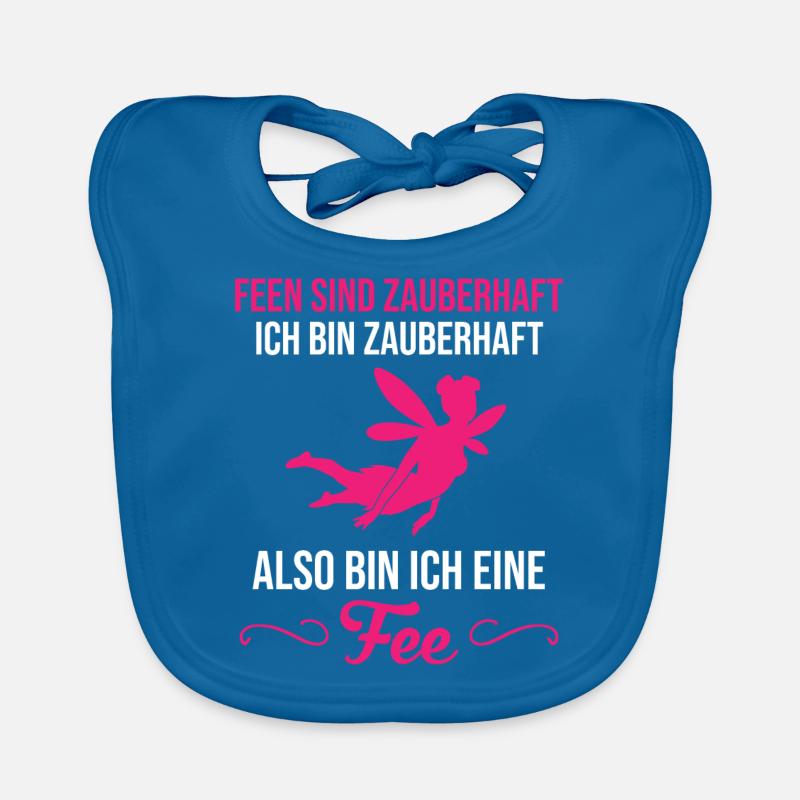 Fee Elfe Lustiger Spruch Damen Mädchen Geschenk Baby Bio-Lätzchen