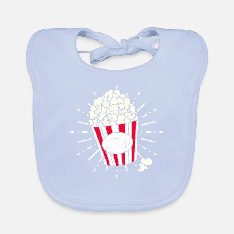 Mardi Gras & Carnaval - Popcorn Rétro Bavoir bio Bébé
