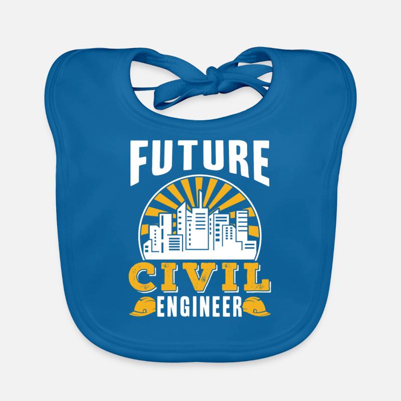 Future Civil Engineer Profession Civil Engineering Organic Baby Bibs