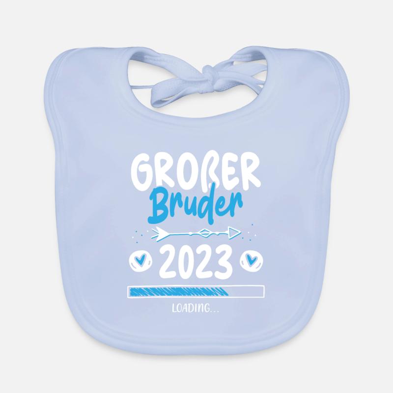 Großer Bruder 2023 Loading Baby Bio-Lätzchen