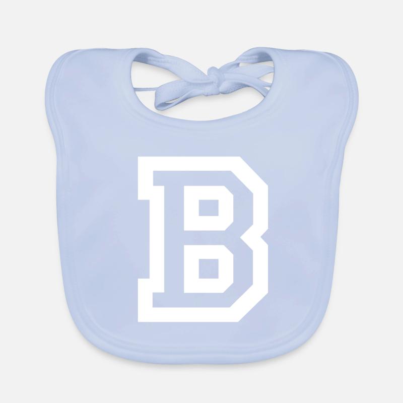 Lettre B Bavoir bio Bébé