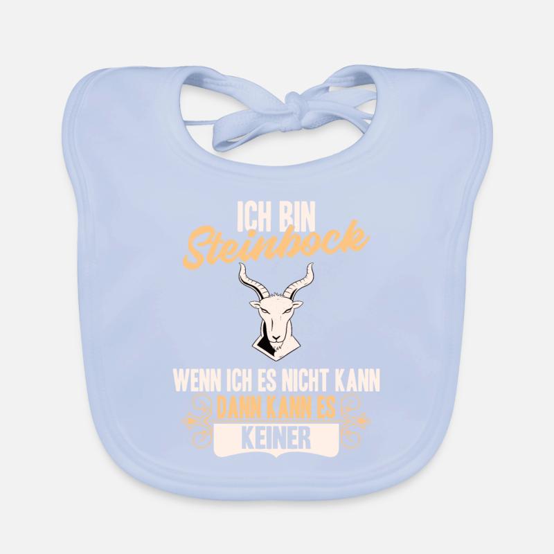 Sternzeichen Steinbock Baby Bio-Lätzchen