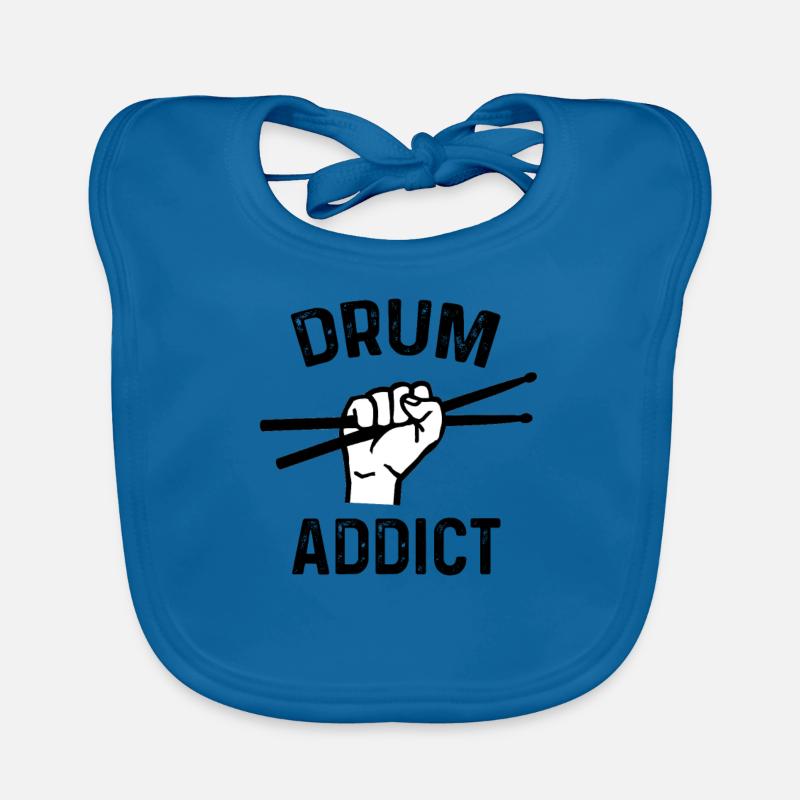 Drumming Drum Sticks Marching Band Bavoir bio Bébé