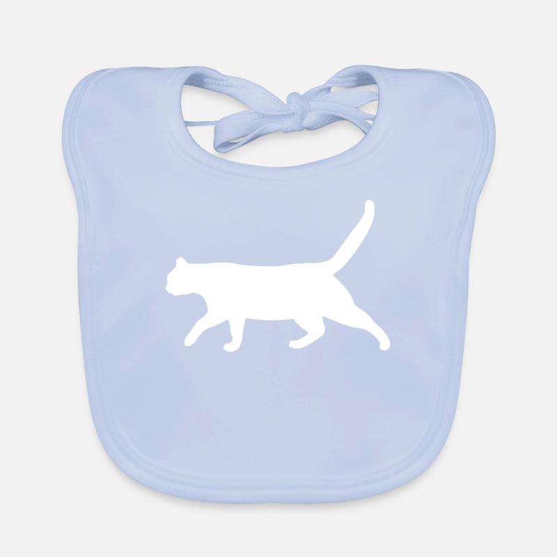 Cat Funny Kitten Cat Lover Gift Organic Baby Bibs