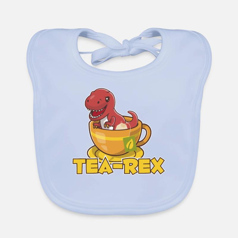 T-Rex Tee Rex Tea Rex Baby Bio-Lätzchen