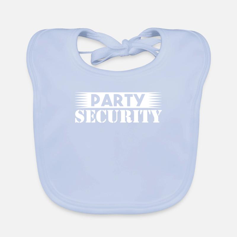 Party Security Security Security Guard Organic Baby Bibs