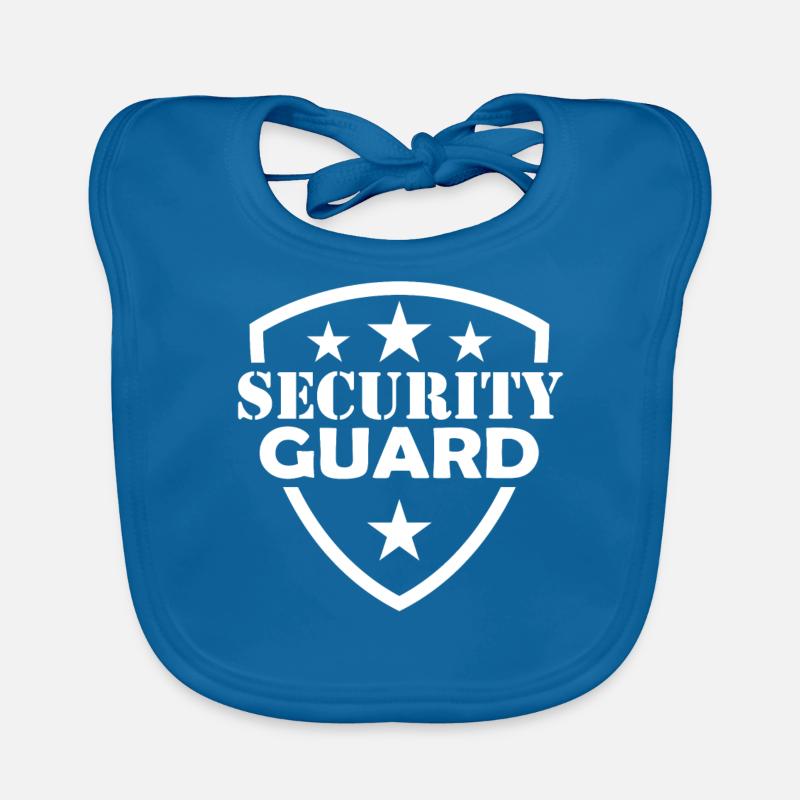 Agent de sécurité Sécurité Sécurité Sécurité Bavoir bio Bébé
